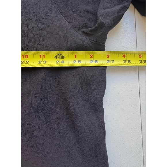 CP Shades Shirt Womens Large Blue Button Front Rayon Collared Long Sleeve Blouse - Picture 7 of 9